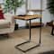 2ft. Brown Dried Plant Coiled C-Shaped Accent Table